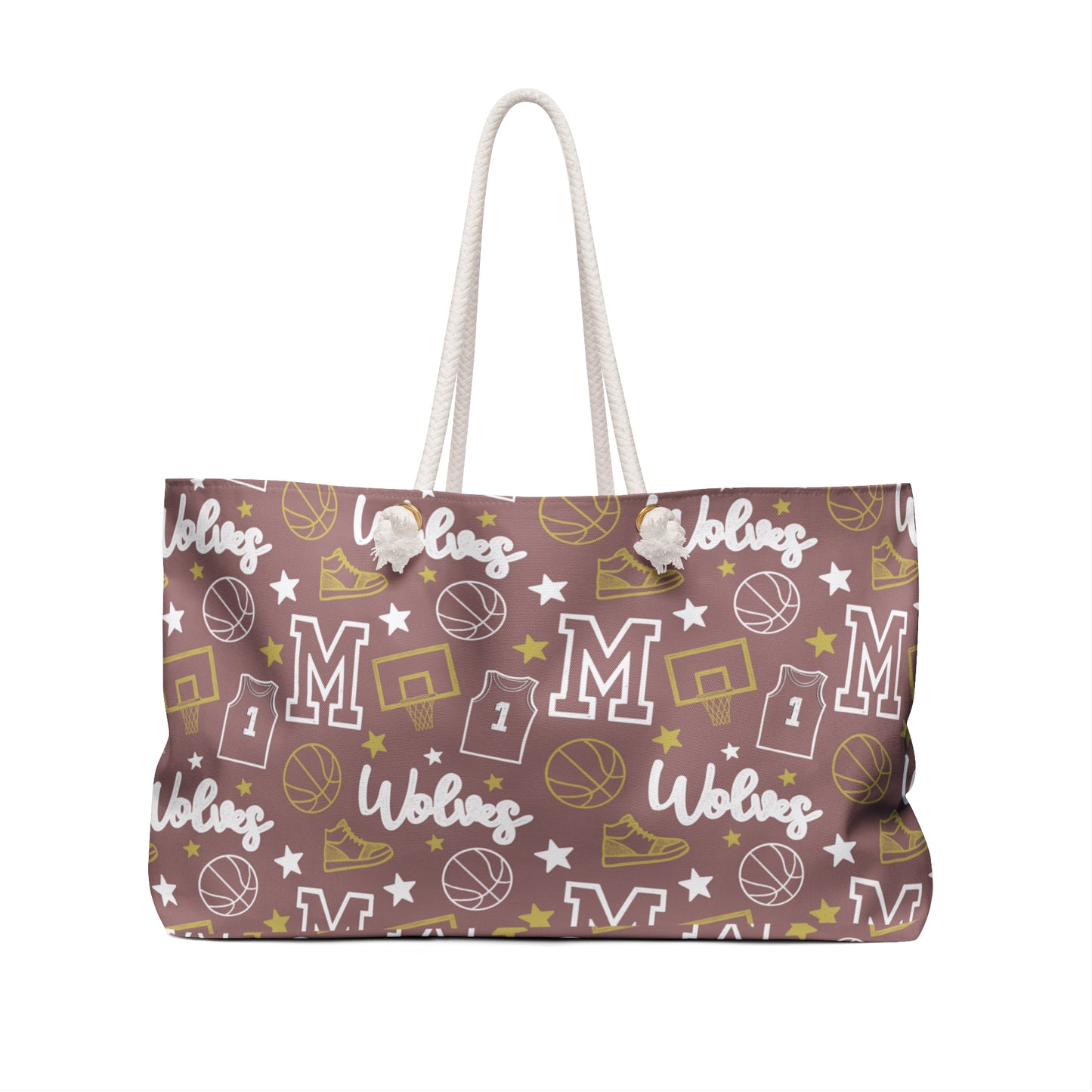 Monterey Wolves Basketball Weekender Bag