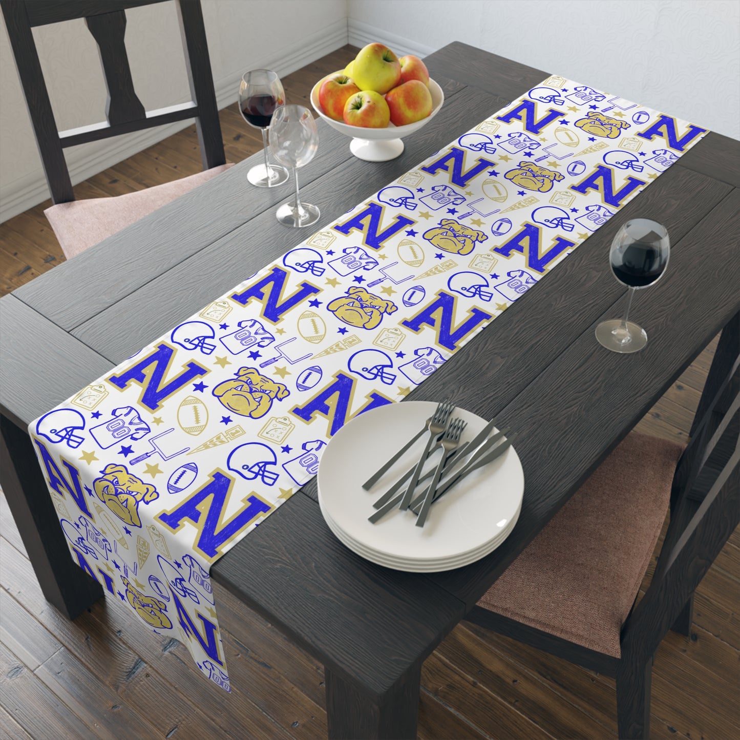 Natchez High Bulldogs Football Table Runner