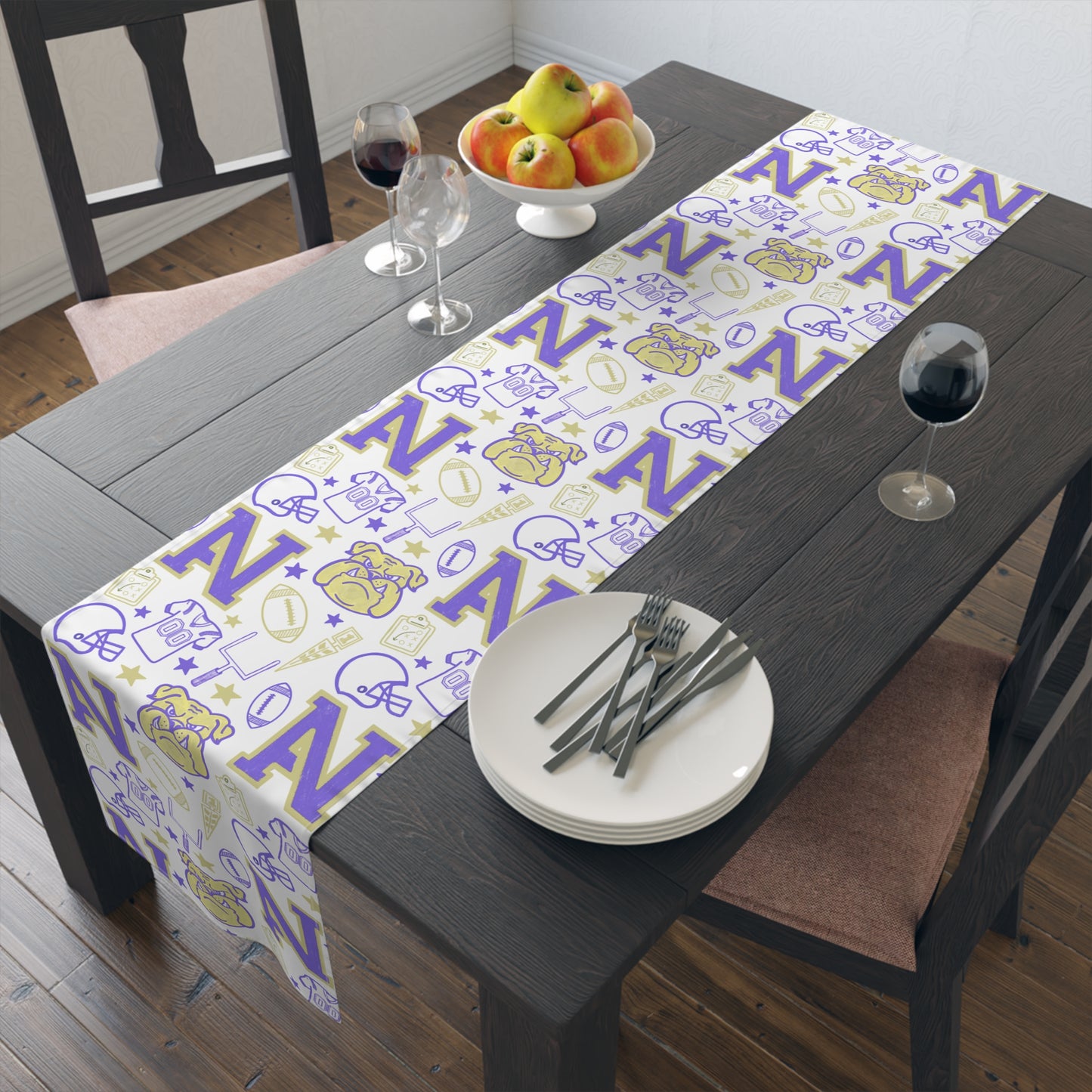 Natchez High Bulldogs Football Table Runner