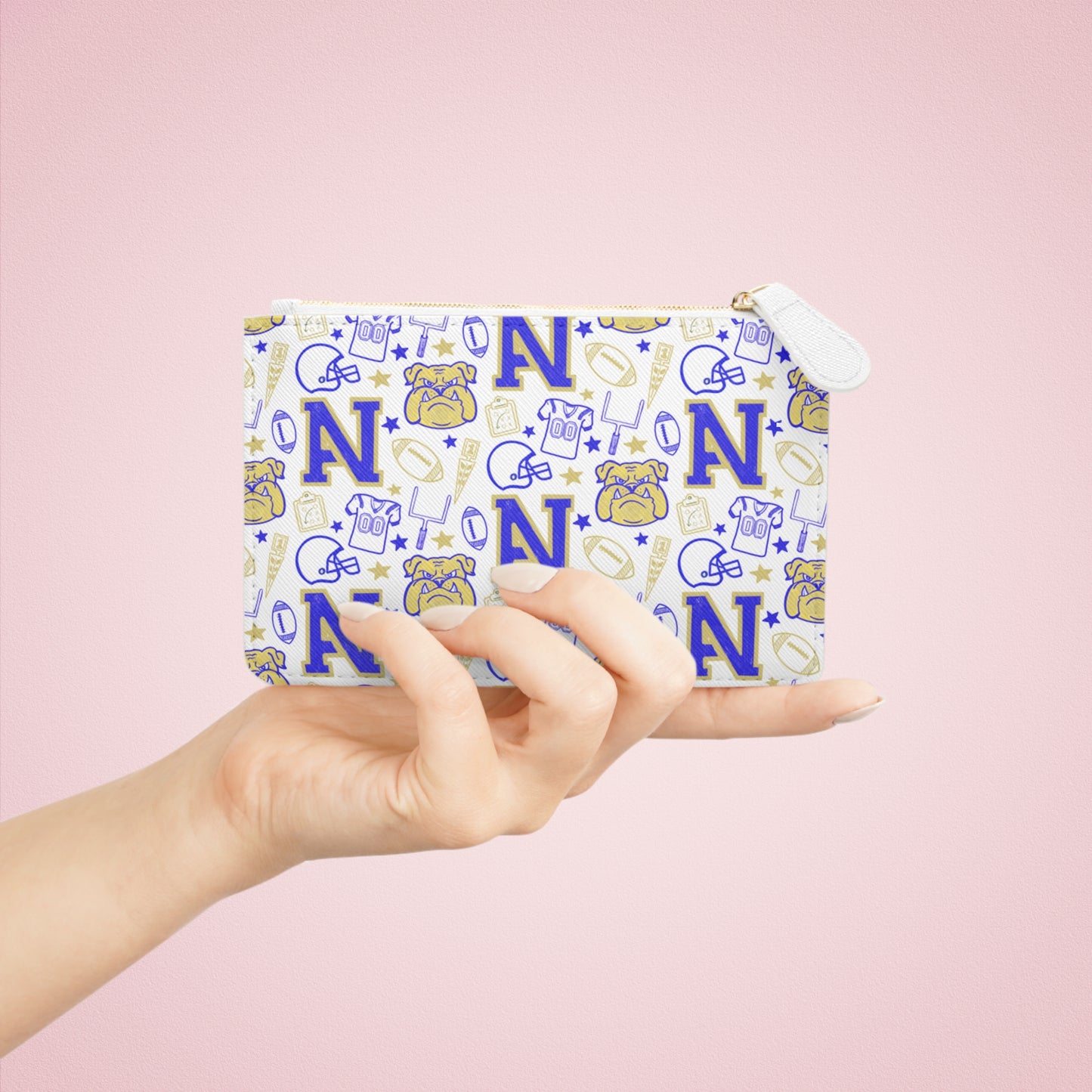 Natchez High Bulldogs Football Mini Clutch